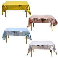 Disposable plastic tablecloth  